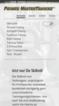 Mobile Screenshot of private-mastertraining.de
